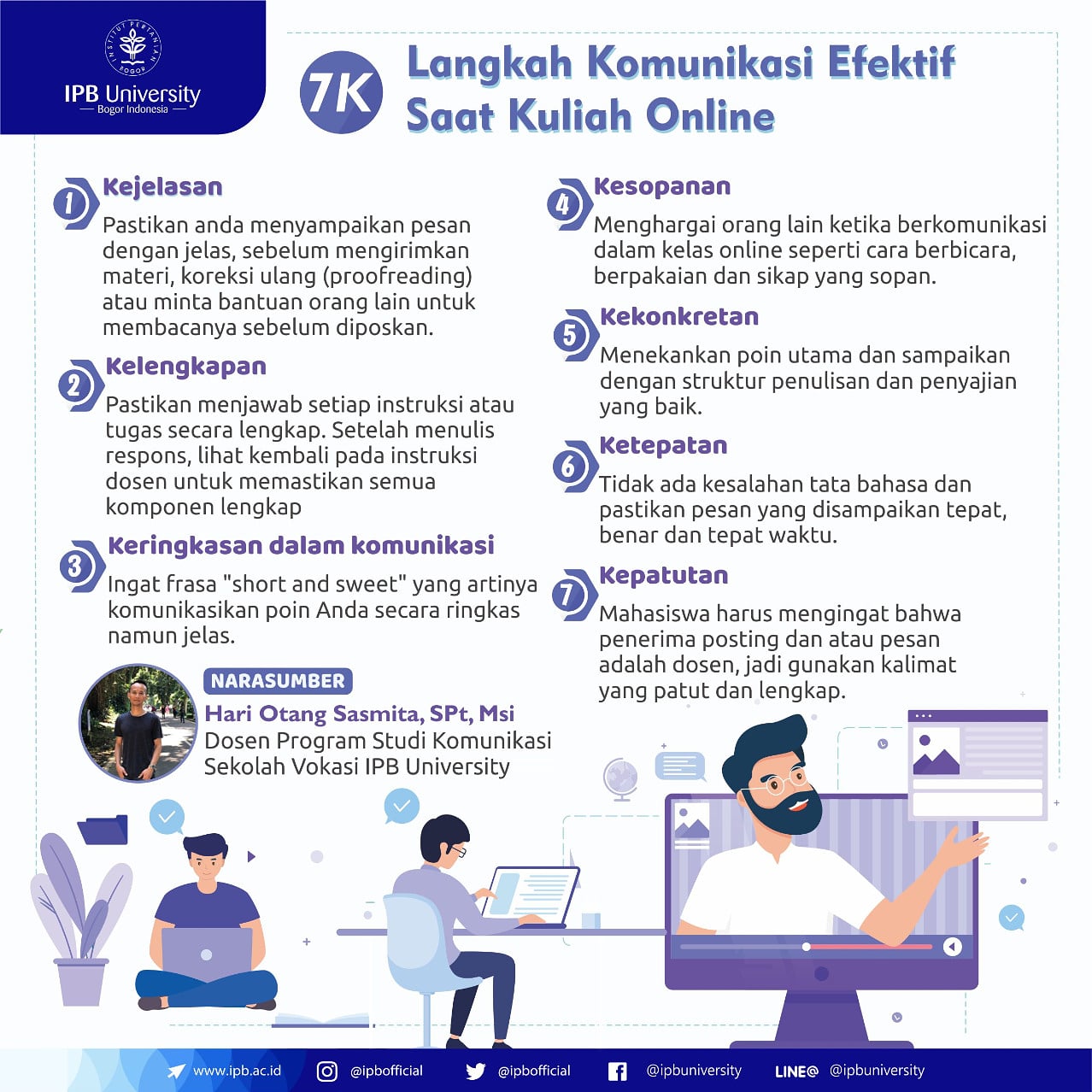 Ilustrasi cara memastikan kejelasan komunikasi efektif dengan visualisasi konsep digital