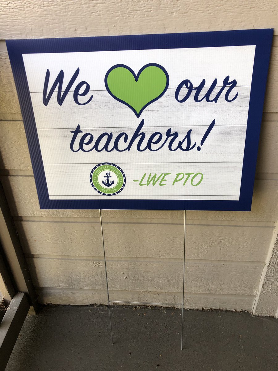 mshowardedu's tweet photo. As I was leaving home, I literally dropped my purse and coffee mug &amp; stared at this beautiful sign by my door from our wonderful PTO &amp; Admin team! I couldn’t move,my eyes began to fill with tears of gratitude. THANKU @lwesprincipal @BO1LER11 @amckown722 @LWE_CST @FCSSuptLooney https://t.co/vdm13QdFJ7