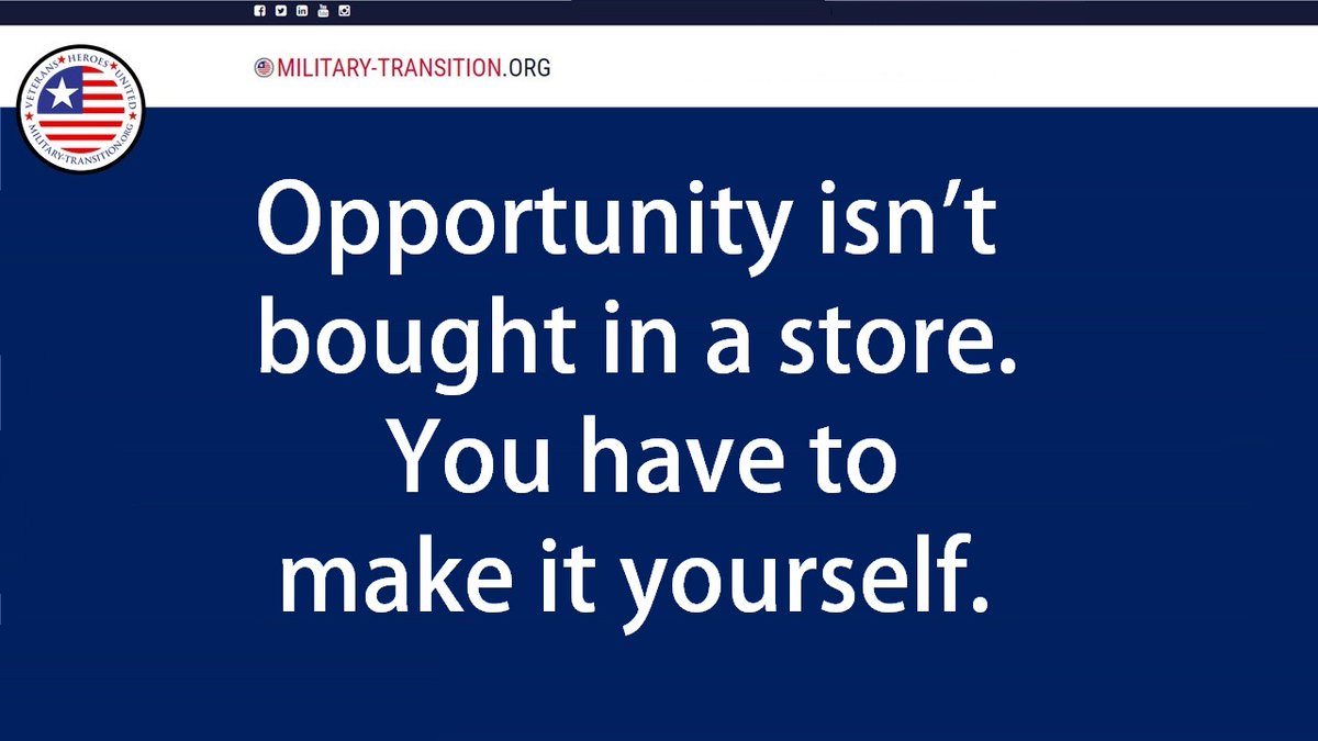 miltransurvey's tweet photo. #MilitaryTransition quotes: https://t.co/vlWZ8es1JO #military #militaryfamily #AFvet #USMCvet #Navyvet #Armyvet #SFLTAP #veterans #MilToCivStory #VetResources #CivDiv #milso #army #navy #airforce #marines #miltociv #militaryspouse https://t.co/lFCbKJOoqn