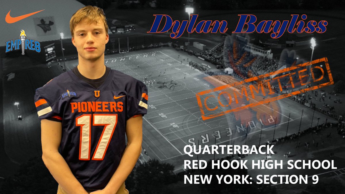 Utica_Football's tweet photo. Dylan Bayliss-QB
Red Hook High School 
#UticaGuy #FearTheMoose https://t.co/MIdUO6hGxh