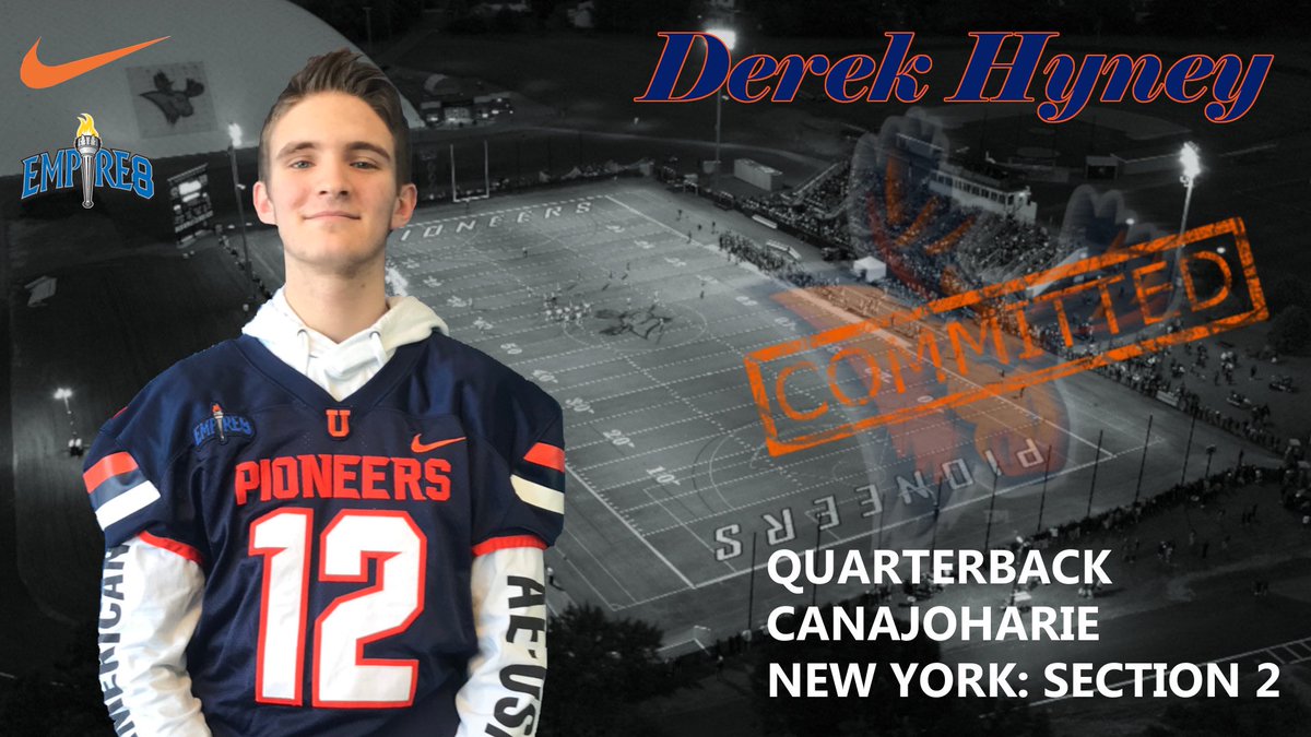 Utica_Football's tweet image. Derek Hyney-QB
Canajoharie High School 
#UticaGuy #FearTheMoose