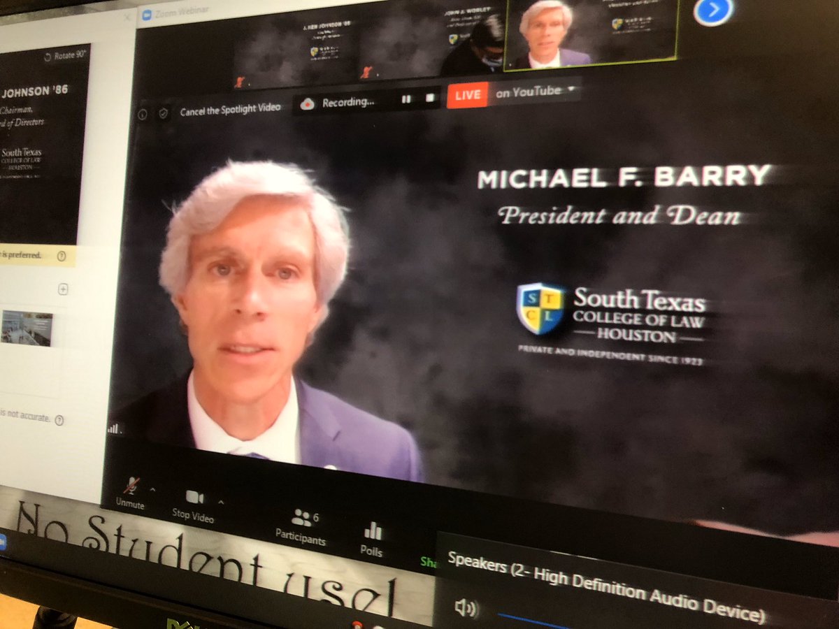 DeanMikeBarry's tweet image. Behind the scenes at today’s @STCL_Houston Celebration of Graduates.  Thank you to the whole South Texas team for pulling off an amazing commemoration for our students.  Great team, great teamwork!  #STCLGrad
