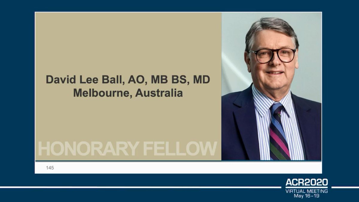 Peter Mac Radiation Oncology (@petermacradonc) on Twitter photo Congratulations to <a href="/PeterMacCC/">Peter Mac Cancer Centre</a> 's Prof <a href="/DavidDbal/">David Ball AO</a> who has been awarded the esteemed honour of Honorary Fellow of the American College of Radiology <a href="/RadiologyACR/">American College of Radiology</a> for his leadership in #lungcancer clinical research. Congratulations David! #AACR20 Congratulations to <a href="/PeterMacCC/">Peter Mac Cancer Centre</a> 's Prof <a href="/DavidDbal/">David Ball AO</a> who has been awarded the esteemed honour of Honorary Fellow of the American College of Radiology <a href="/RadiologyACR/">American College of Radiology</a> for his leadership in #lungcancer clinical research. Congratulations David! #AACR20