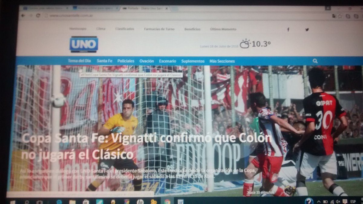 Cinta_roja89's tweet photo. De las peores #Coloneada. El presidente del club de hinchas con delirios de grandeza tuvo #PanicoDeportivo y no se presento a jugar los clasicos por @CopaSantaFeOk https://t.co/2cVGnyDcJT