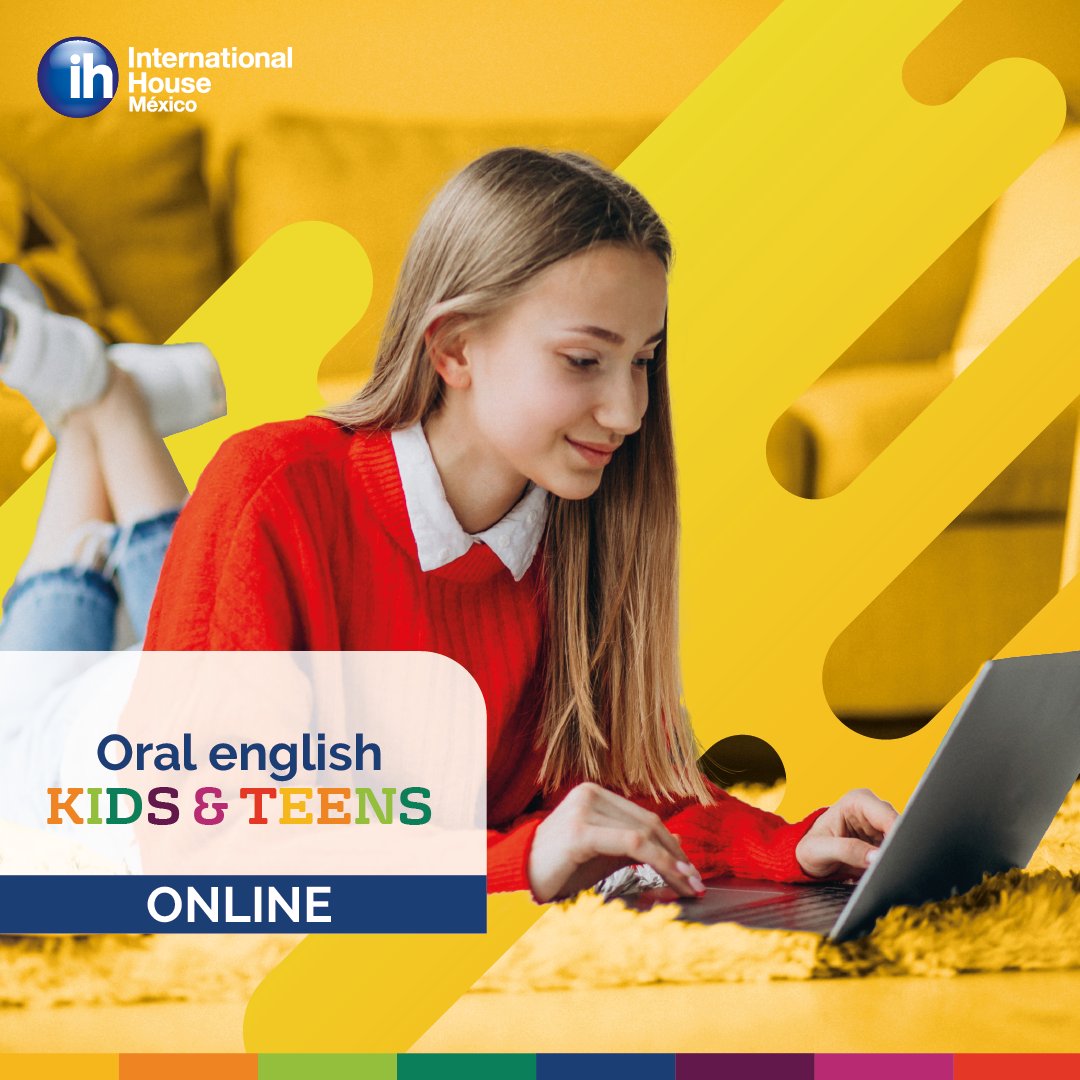 ihmexico's tweet photo. Tus #hijos aprenderán #inglés en un #ambiente virtual e interactivo con nuestros cursos ONLINE.  #CursoOnline
Tenemos grupos especializados para #niños y jóvenes de entre 6 y 16 años. 🧒👧👦👧 
👉 ¡Inscríbelos! 
👉 Consulta nuestras fechas y precios:  https://t.co/c36ElnOpQY https://t.co/xMH7jNmX2B
