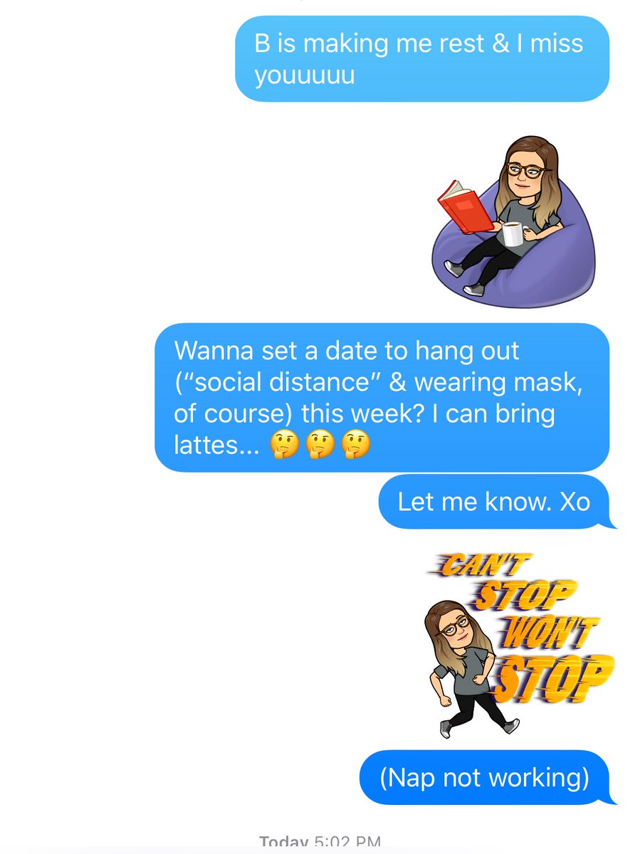 Lifeiskitsch's tweet image. When you text your friend all day &amp;amp; she’s not responding back... &amp;amp; then you realize... you were texting a dude you met in a Gilda’s Club Brain Group. 😑🤔 #MollyProblems