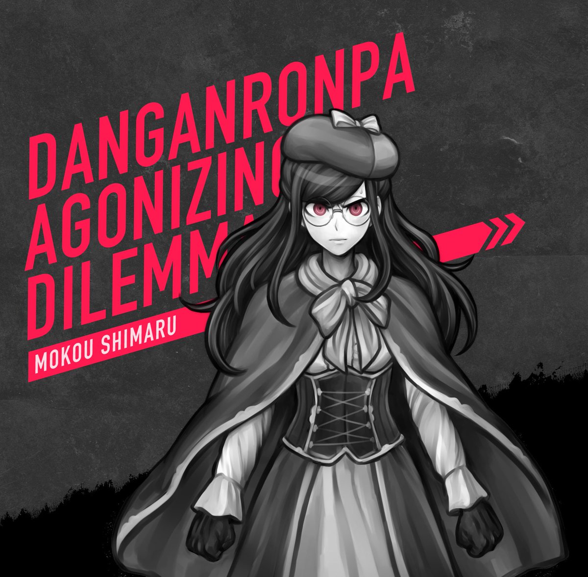 Here's a visual test using our protagonist, Mokou Shimaru! 💗