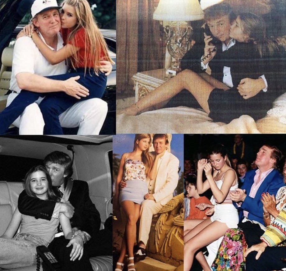 WSSMomma's tweet photo. @B52Malmet @AprilDRyan DOES THIS LOOK APPROPRIATE??? THESE PICTURES SCREAM CHILD MOLESTER / INCEST !!! https://t.co/0pIPDD5UPd #PRAYFORIVANKA #StockholmSyndrome