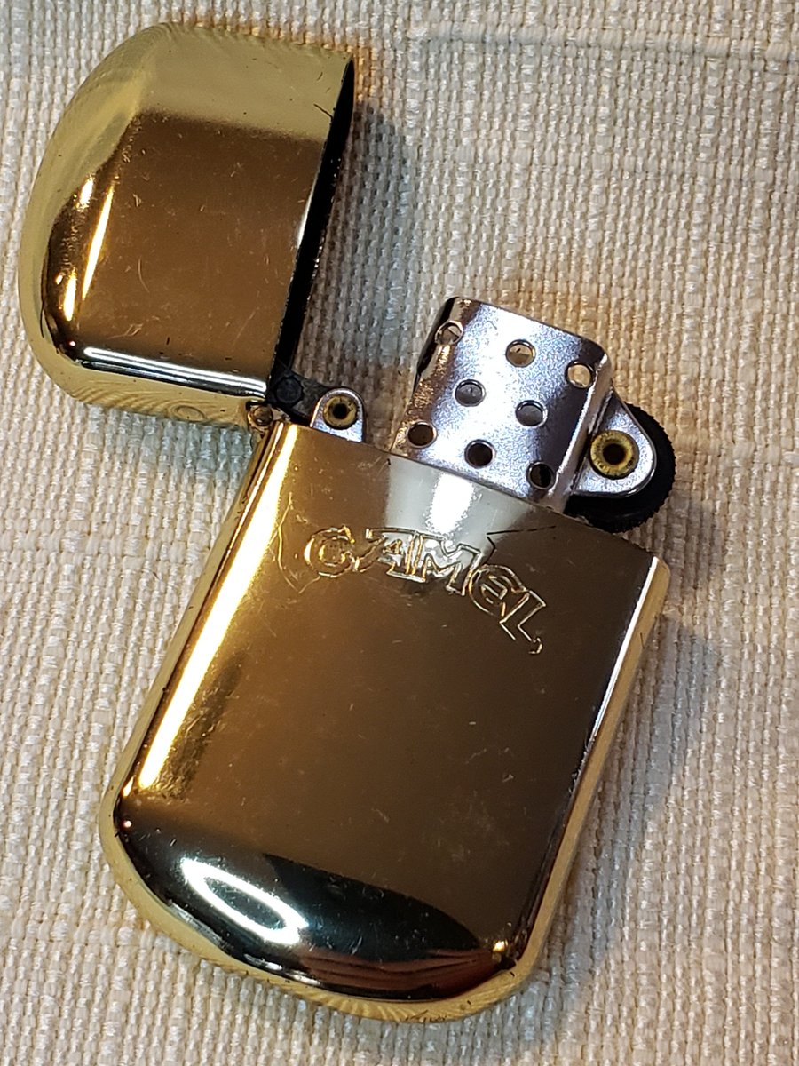 atticesoterica's tweet photo. Vintage Collectible Camel Flip Top Lighter Promotional Advertising Lighter 1990's Tobacciana https://t.co/wcIfPqDFxG #Vintage #Collectibles #AtticEsoterica #Antiques #Etsy #WindproofLighter https://t.co/JV5uvqteox