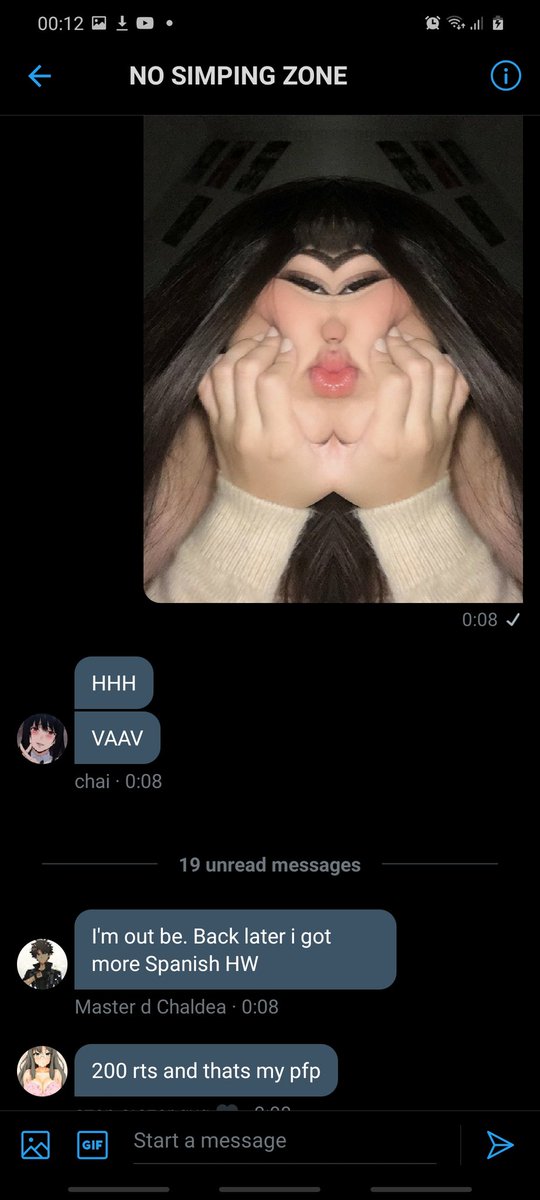 TRIMEISTER's tweet photo. Allright every one we need to retweet this so it's gonna be her pfp  200 I believe in you all!! And rewards will be in place of course!! Horny rewards!! https://t.co/EUNVqRxnf3
