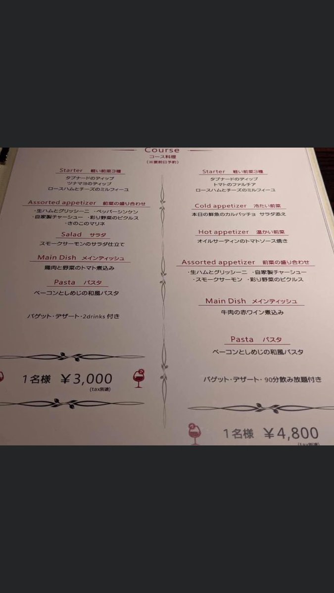 お洒落料理