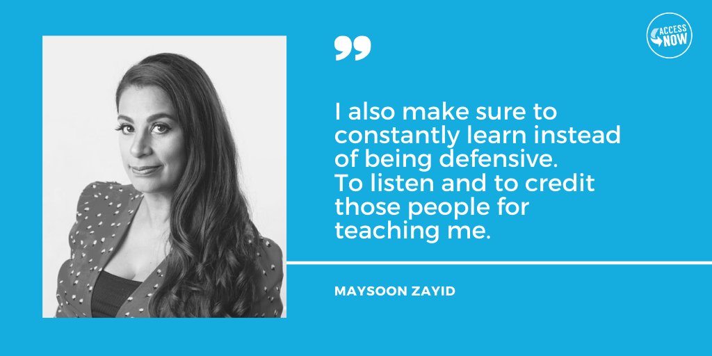 AccessNowApp's tweet photo. Listen. Learn. Repeat.
Thank you for sharing such important lessons @maysoonzayid. @CripCampFilm #CripCampVirtual #CripCamp2020 #CCDisIdentity https://t.co/5zXF2CA2tT