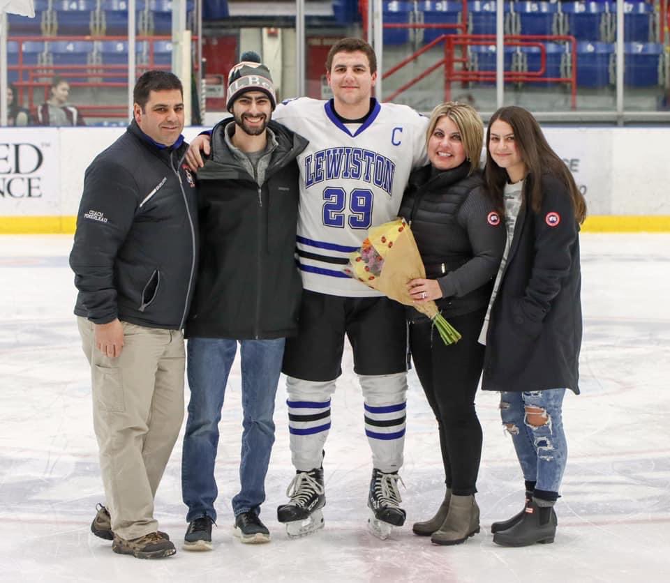 Congrats to our very own <a href="/rypom10/">Ryan Pomerleau</a> Ryan Pomerleau on winning the 2020 Travis Roy Award #CharacterMatters #GoGlads <a href="/LHSBlueDevils/">BlueDevil Athletics</a>
