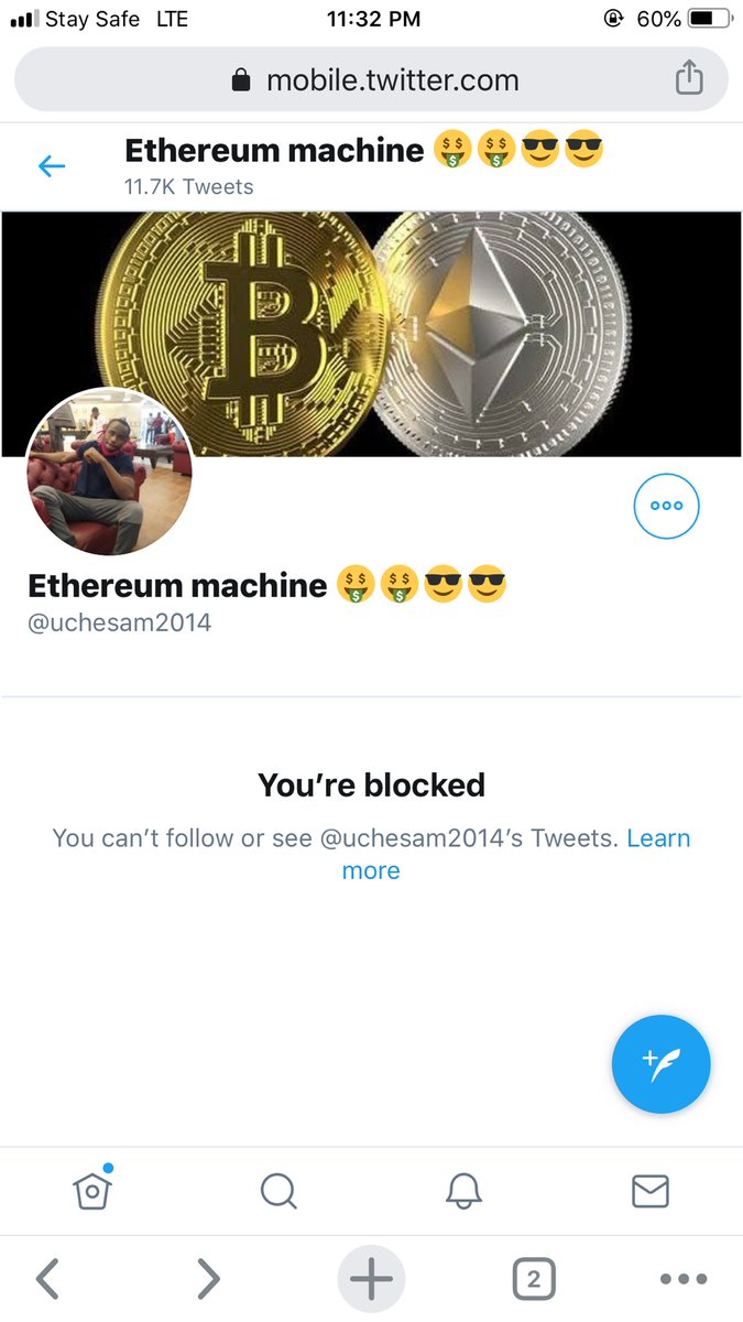 @uchesam2014 @justobinna_ @channelstv He has blocked me after calling out his scam.....Ethereum million money is scam, don’t fall for it