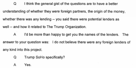 Second, while you indicate (i.e. make an assumption in your book based on another's claims) Sater must have known Putin to provide her with a "spin" in Putin's chair, this is not his testimony. Are you going to retract or double down and accuse him of perjury? I'm curious.