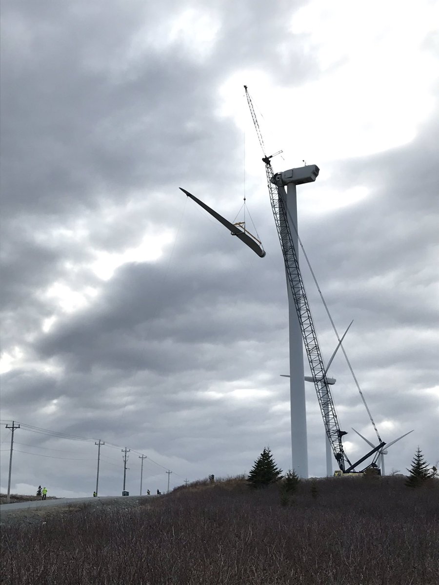 stalebreadzine's tweet photo. Energy nerds, check this out: we witnessed the instillation of a wind turbine blade in Fermeuse today. So cool
#DecarbonizeNL #energyhumanities #tourismNL https://t.co/pnosyduumZ