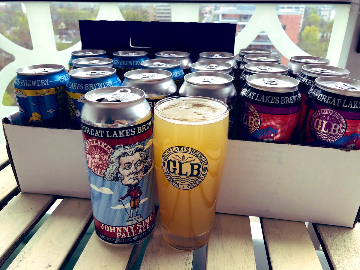 Mel_Zell's tweet photo. A ray of sunshine on an otherwise cloudy day. Thanks for the #FreshGLB @GreatLakesBeer https://t.co/Q72dHmtMrz