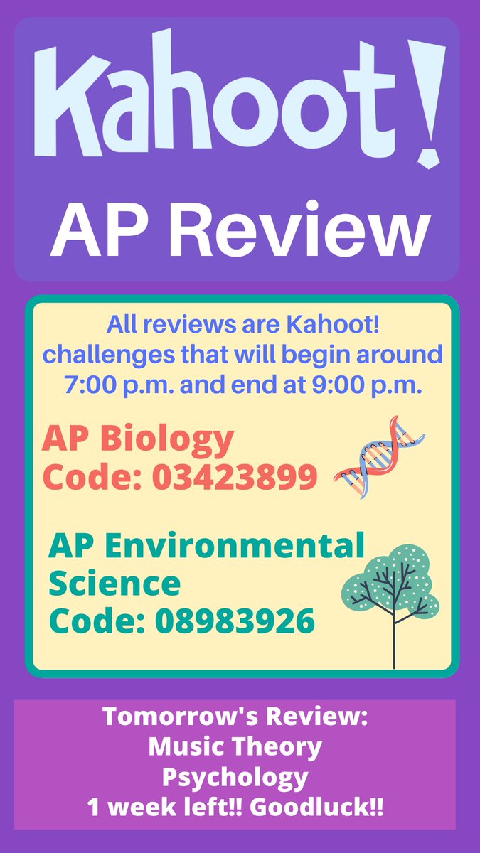 tonight’s review codes! good luck everyone!