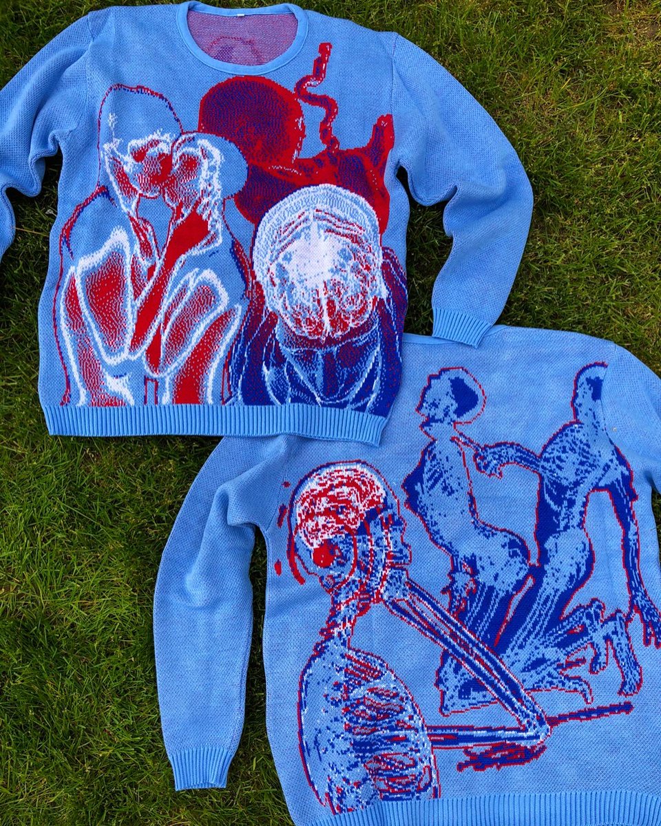 GUACAWOLE's tweet photo. Against Medical Advice Knit Sweaters by Wole Olosunde RN BSN https://t.co/zyJpFSURmv