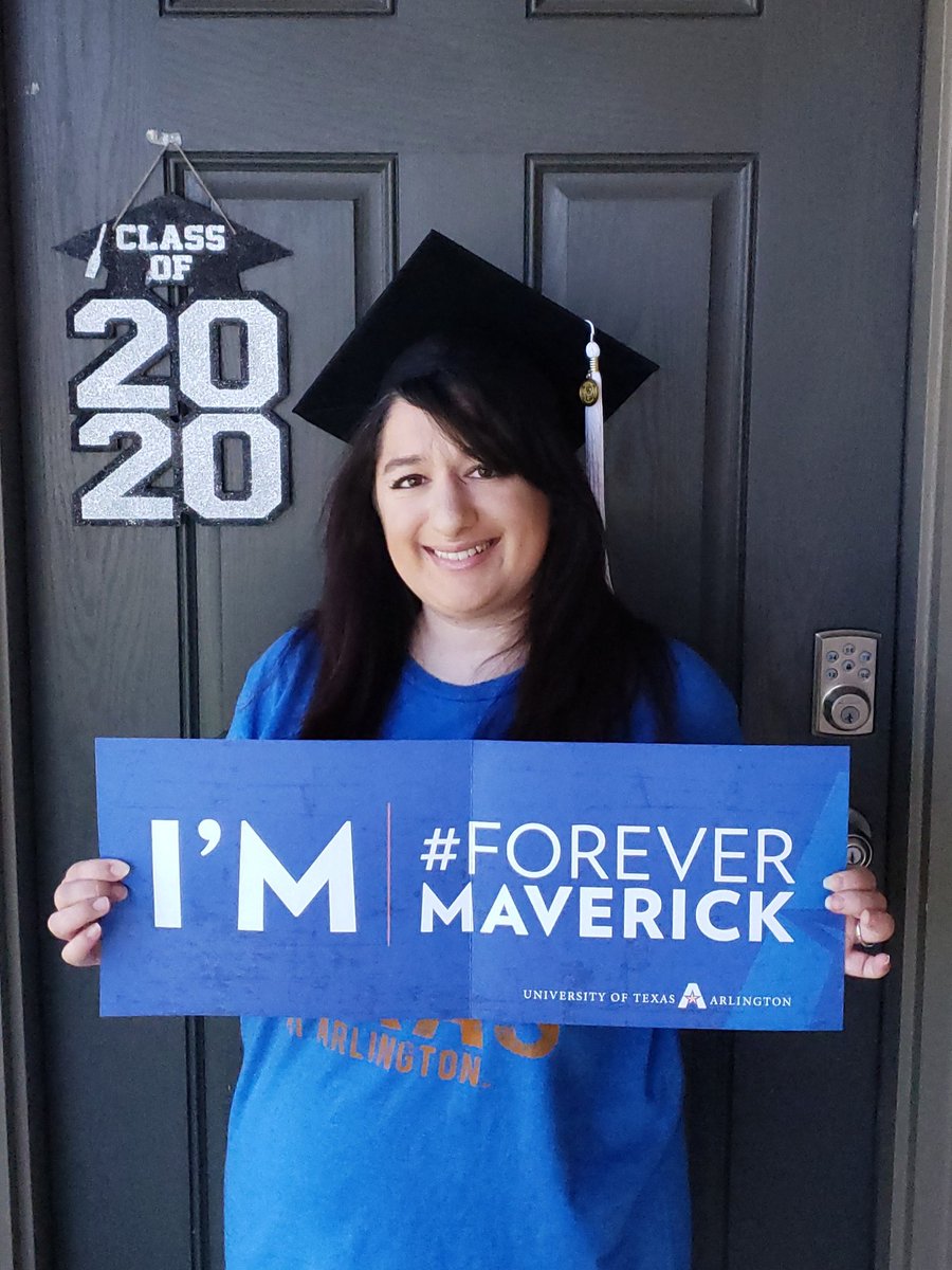 #ForeverMaverick 🧡💙🧡💙🧡

 #congratulations #class2020 #uta #universityoftexasatarlington #universityoftexasatarlington #celebration #quarantine #coronavirus #covid_19