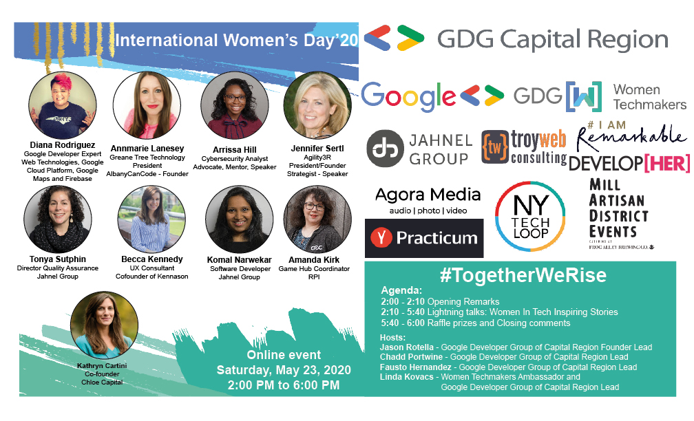 lindakovacsart's tweet photo. Join us to celebrate International Womenโs Day (IWD'20) - Online on May 23rd! We have a lot of GIVEAWAYS!
RSVP: https://t.co/gjNvqlkrXt
Meet our speakers: https://t.co/nLOz4slwqC
#TogetherWeRise
#IWD20 #Google #GDGCR #IamRemarkable #GDG #WTM #googledevelopers #WomenTechmakers https://t.co/Ir5Q7wbrY4