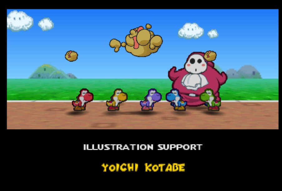 moeshiznit's tweet photo. what a good game, loved these credits #pm64 https://t.co/N9UoMzPPjT