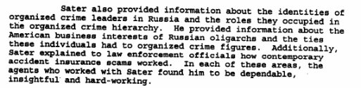Sater's 5K1 letter specifically stated he assisted with Russian organized crime, but you have never once tweeted this information out that I can find.