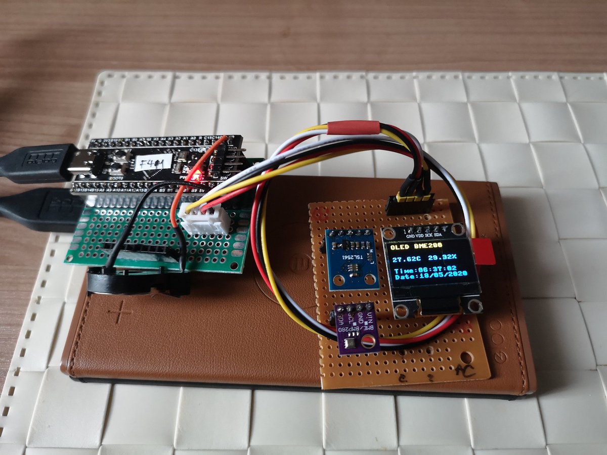 worrajak's tweet image. Good morning #STM32F411 #Micropython