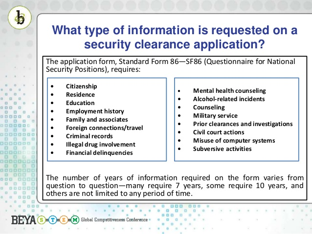 Getting a security clearance for *any* government job is a Big Deal. Because what you learn with a clearance could gravely damage national security if you told somebody without the legal right to know, getting one and maintaining one is no small matter.