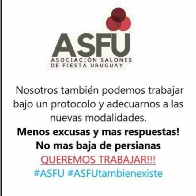 Nosotros también necesitamos trabajar!! Cuando vamos a tener una respuesta del gobierno??? #asfu