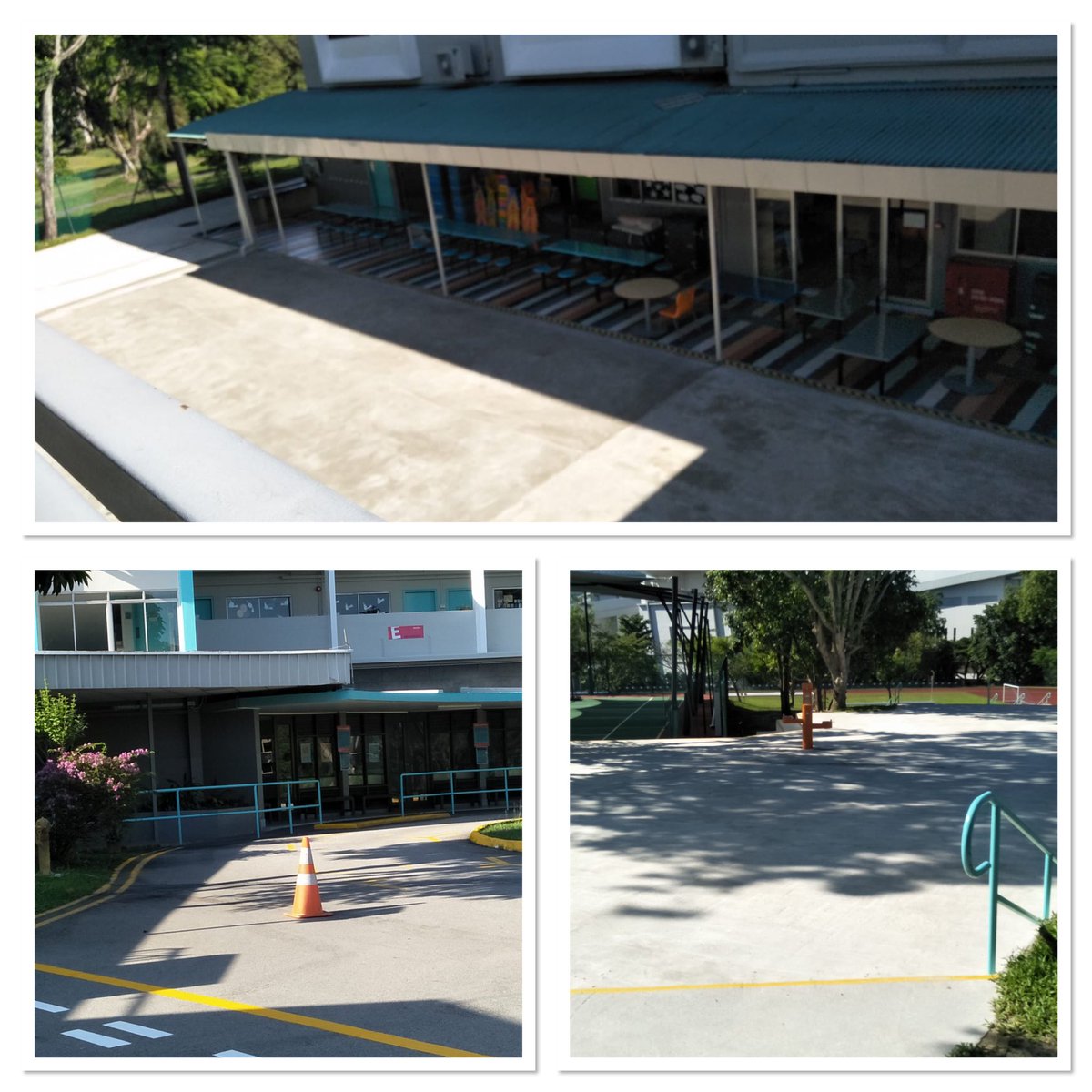 dcisprincipal's tweet photo. Our wonderful @doverct cleaning team kindly took some photos of the campus to remind us what we are returning to once  #doverongoingteaching finishes. #circuitbreakersg #dcissg https://t.co/H1dx7fw2bq