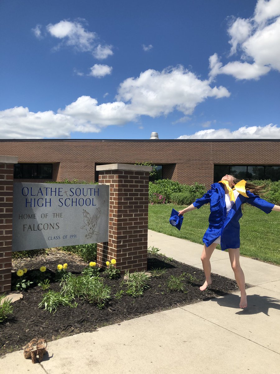 I’d like to give a shoutout to <a href="/olatheschools/">Olathe Public Schools</a> <a href="/OlatheSouthHS/">Olathe South HS</a> for the best high school experience I could ask for. I had phenomenal teachers &amp; coaches all 4 years. The spirit at south is incomparable. Thanks for everything &amp; I’ll be sure to keep the falcon spirit with me forever.