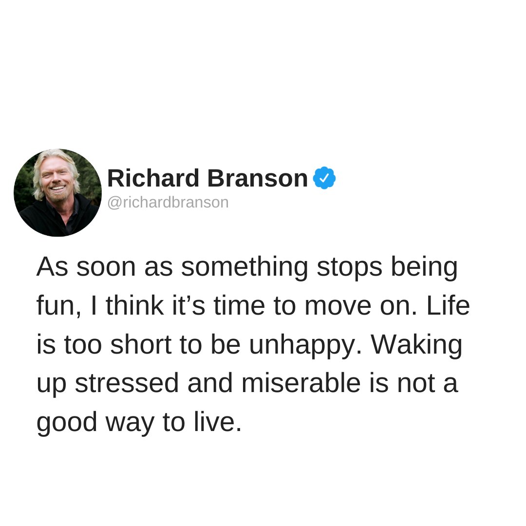 Following your passion is what brings true fulfilment! 
Don't follow the money, chase the dream...

Learn from <a href="/richardbranson/">Richard Branson</a> at Virtual Success Summit. Register for Free here: bit.ly/3dyZwLq