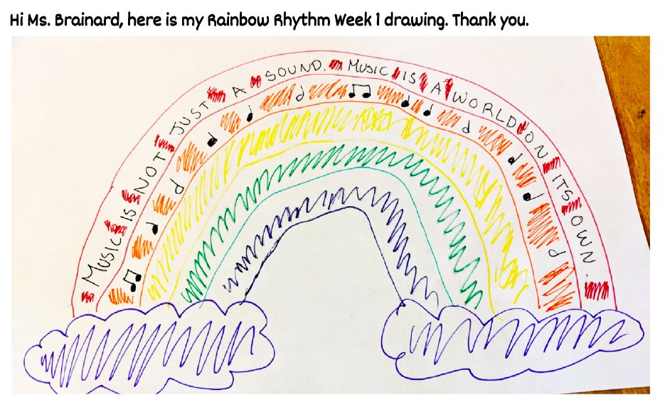 LexPerformArts's tweet photo. One of Ms. Brainard's string students created a Rainbow Rhythm! Indeed, our world needs music - it transcends all life and humanity! #musicissel #lexperformingarts https://t.co/gpO3FegA1k