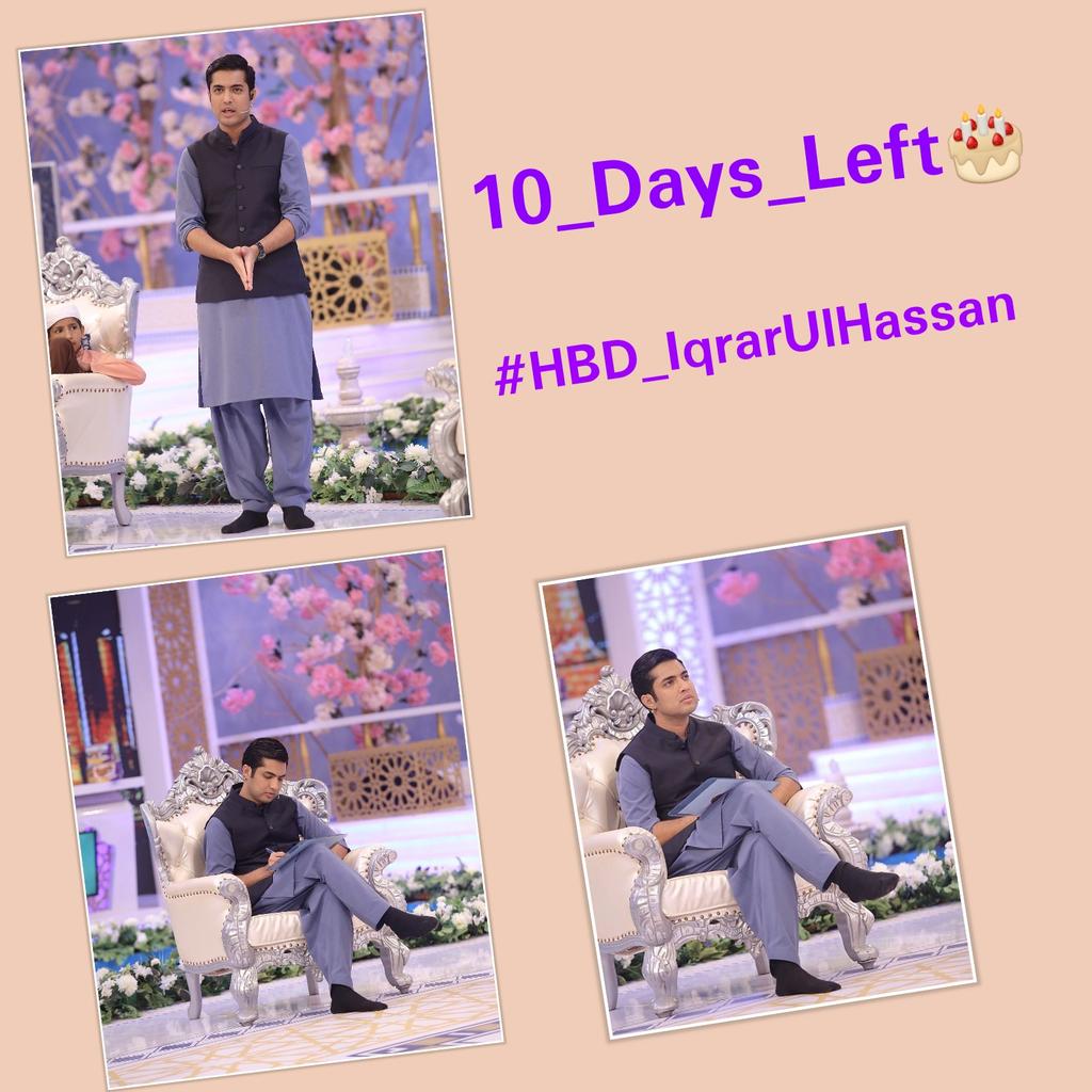 AyeshaMasroor56's tweet photo. Only 10 Days Left 🥳🥳🥳
So guys let start wishing Him and Make his Birthday Special 🥳🎂💞 Happy BirthDay in advance Iqrar Bhai 💞 stay happy 😊
#HBD_IqrarUlHassan
#10_Days_Left
@iqrarulhassan https://t.co/oELuEW24h2