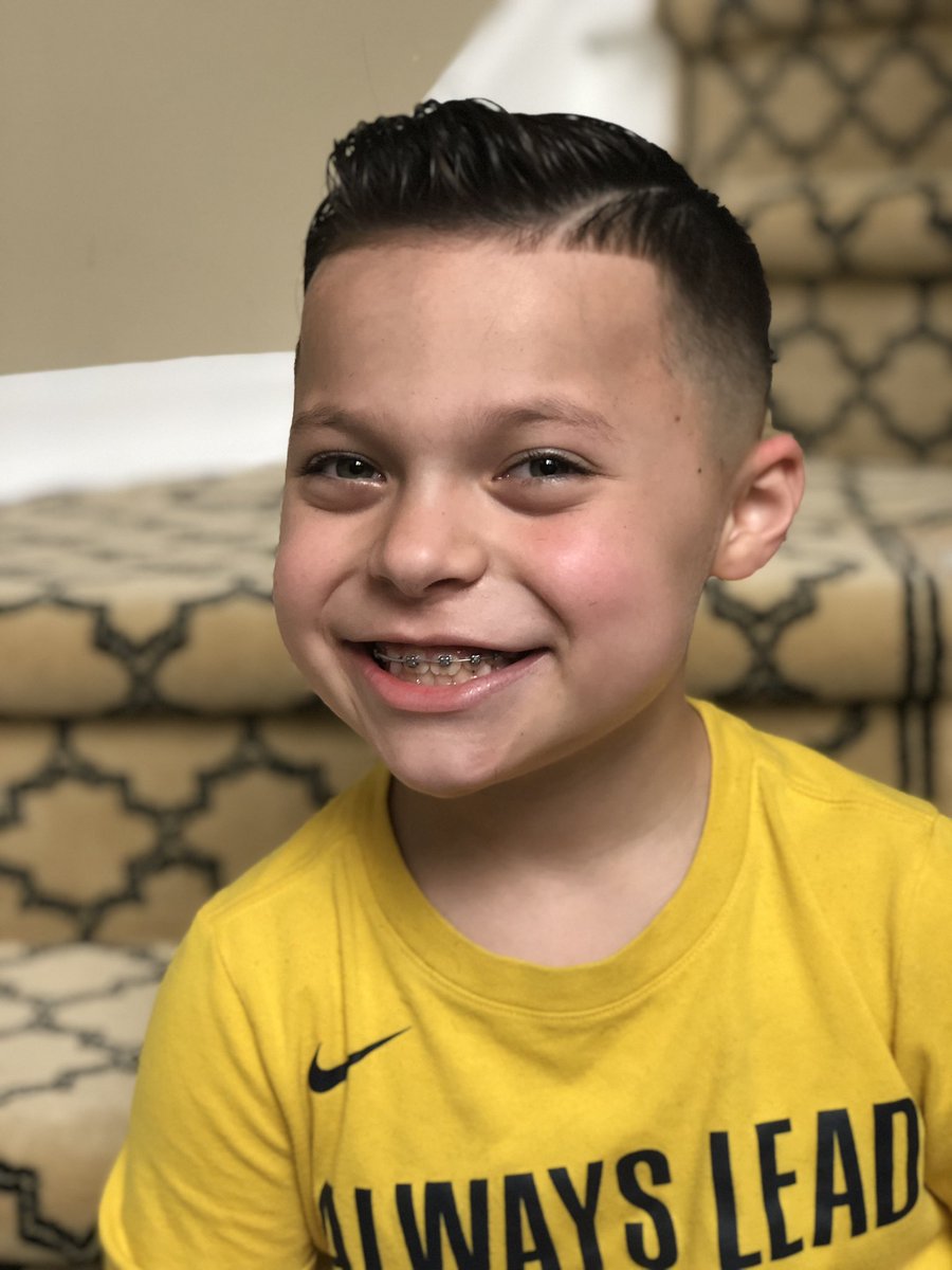 Tanner got this thing called a “haircut” today. Just in time to watch the final two episodes of “The Last Dance” #thelastdance #michaelvsreggie <a href="/pacers/">Indiana Pacers</a>