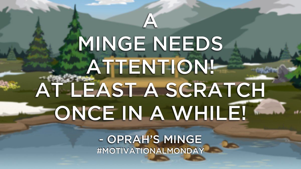 SouthPark's tweet image. A minge needs attention! At least a scratch once in a while! - Oprah's minge #MotivationalMonday