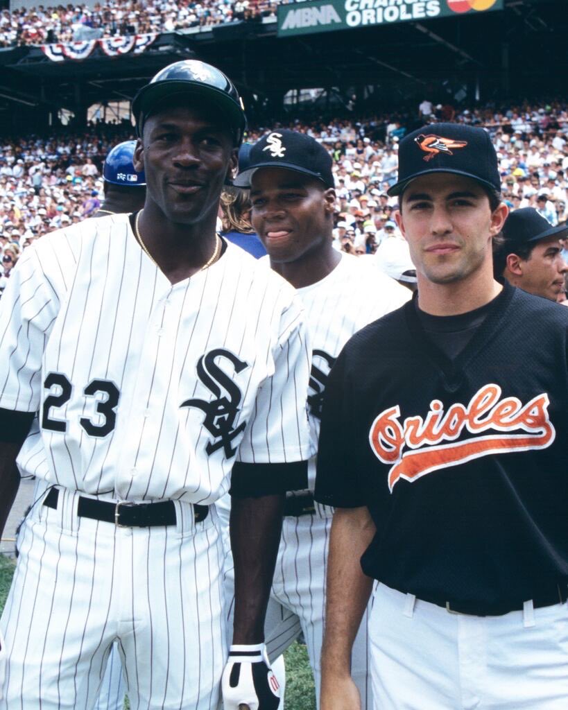 Orioles's tweet photo. A goat and a moose. #TheLastDance https://t.co/7FyimAuH1D