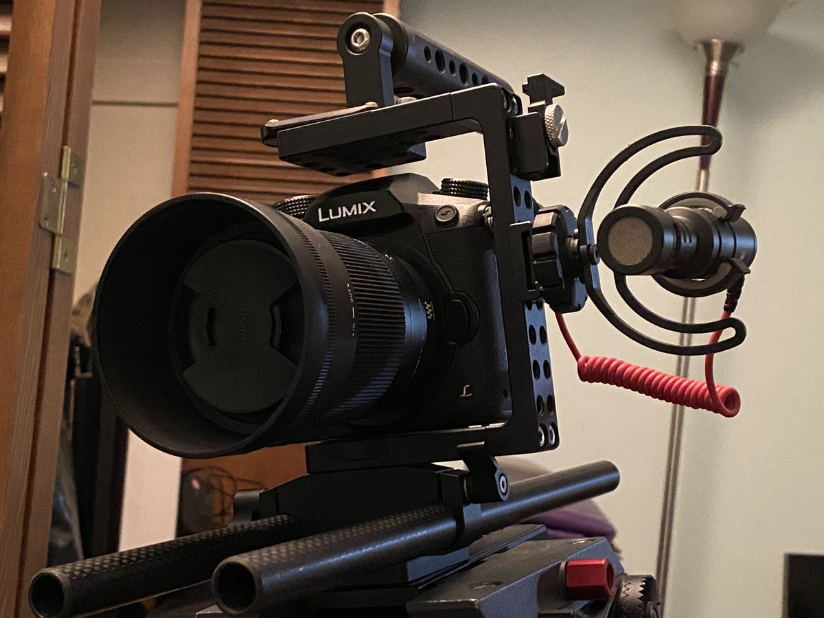 V1zzyness's tweet photo. GH5 w Sigma 30mm F1.4 to (not pictured here) Atomos 4K60fps 10bit ProRes... LET’S SHOOT! https://t.co/lFkbAE4NLr