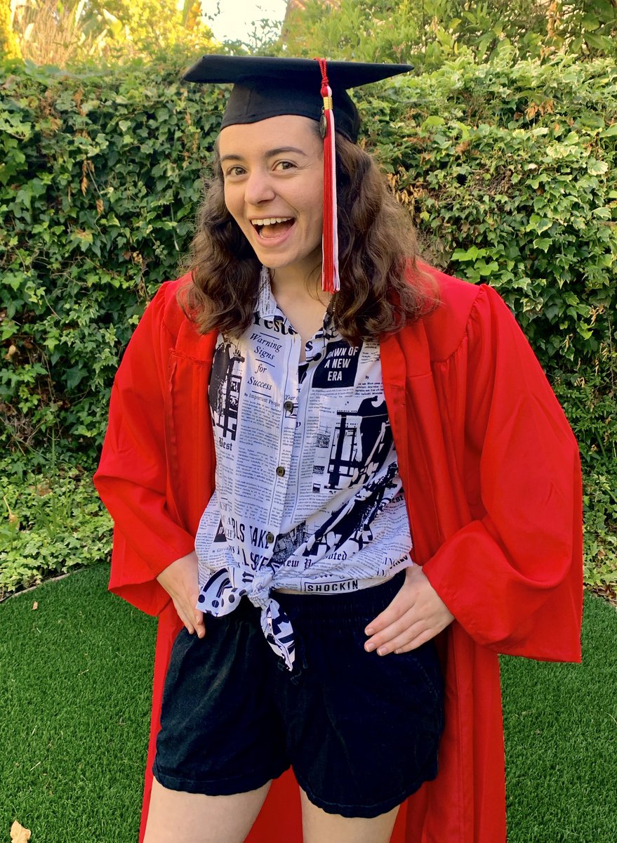 H_Schoenbaum's tweet photo. What’s black and white and red all over? #BU2020 #jschoolgrad https://t.co/rdPgi05uJG