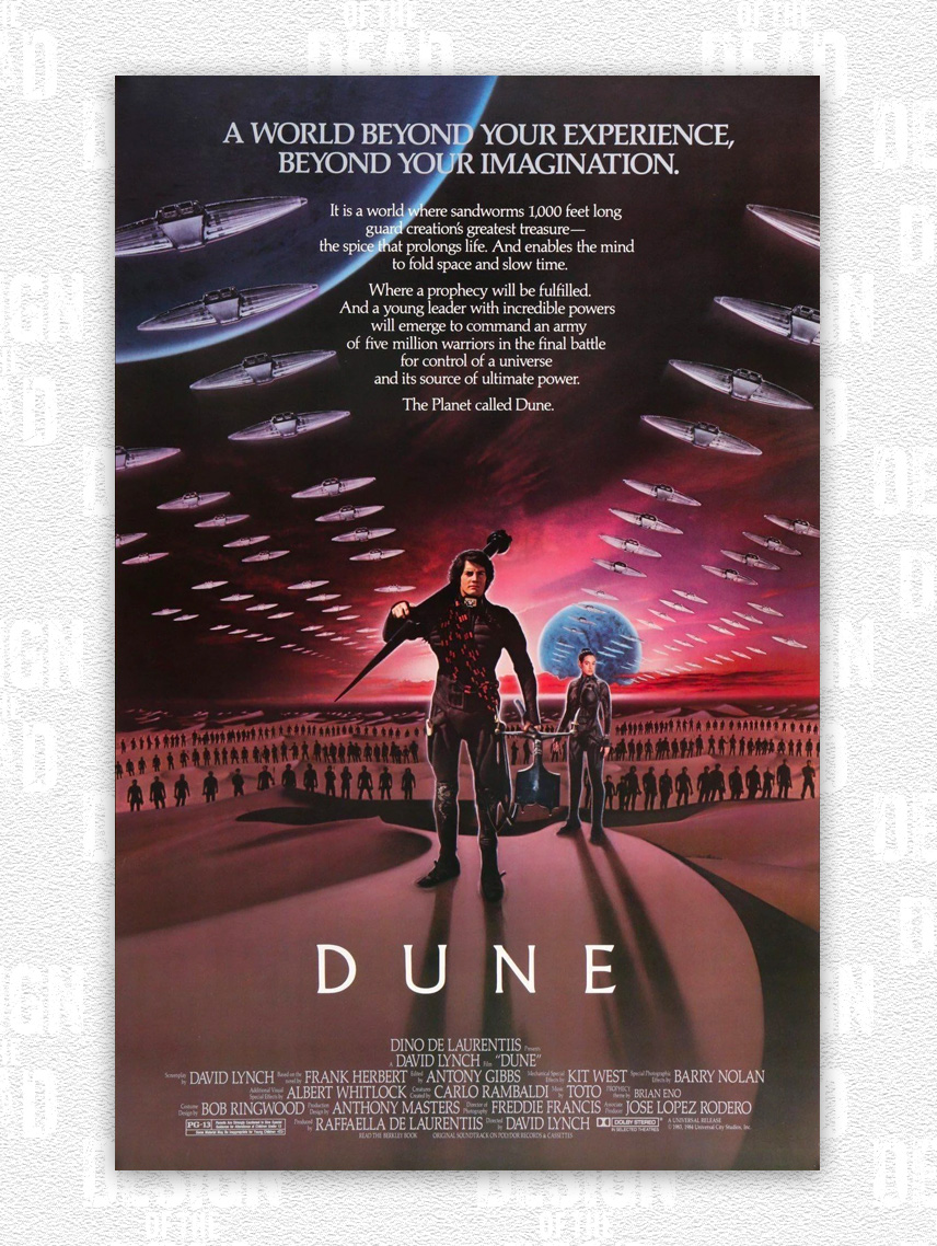 デザイン オブ ザ デッド 映画のデザイン ポスター デューン 砂の惑星 1984 Dune Duneはかっこいいポスターが多い 1番と2番はすごくいい 3番はドイツ 4番は日本 イラストで気合が入っている Dotd 映画 Poster デザイン インテリア 5月18