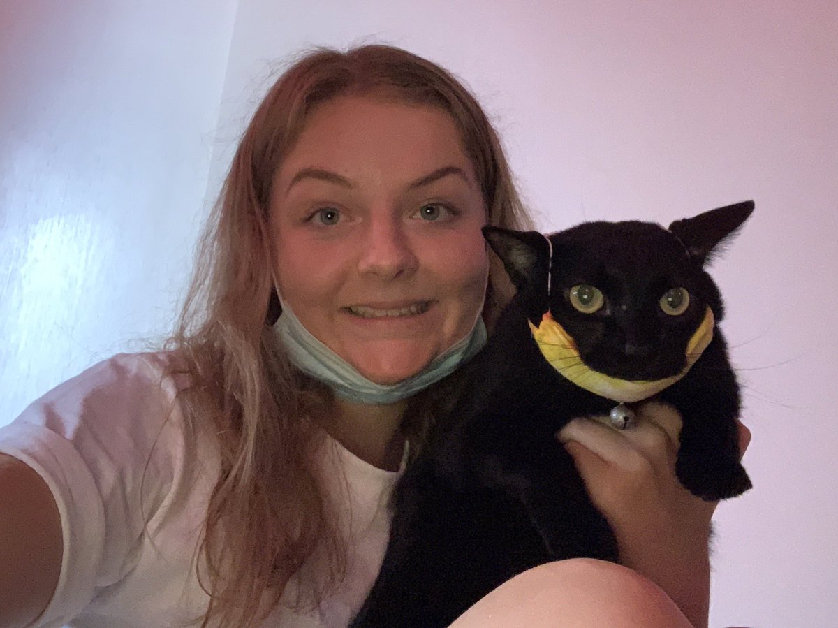 amiivice's tweet photo. @TUnpingco yes! my cat hates me now๐ also nate wanted to join in!! #guamhightitans #tiyanhighpanthers #THSMaskMonday https://t.co/NnrieyJ29N