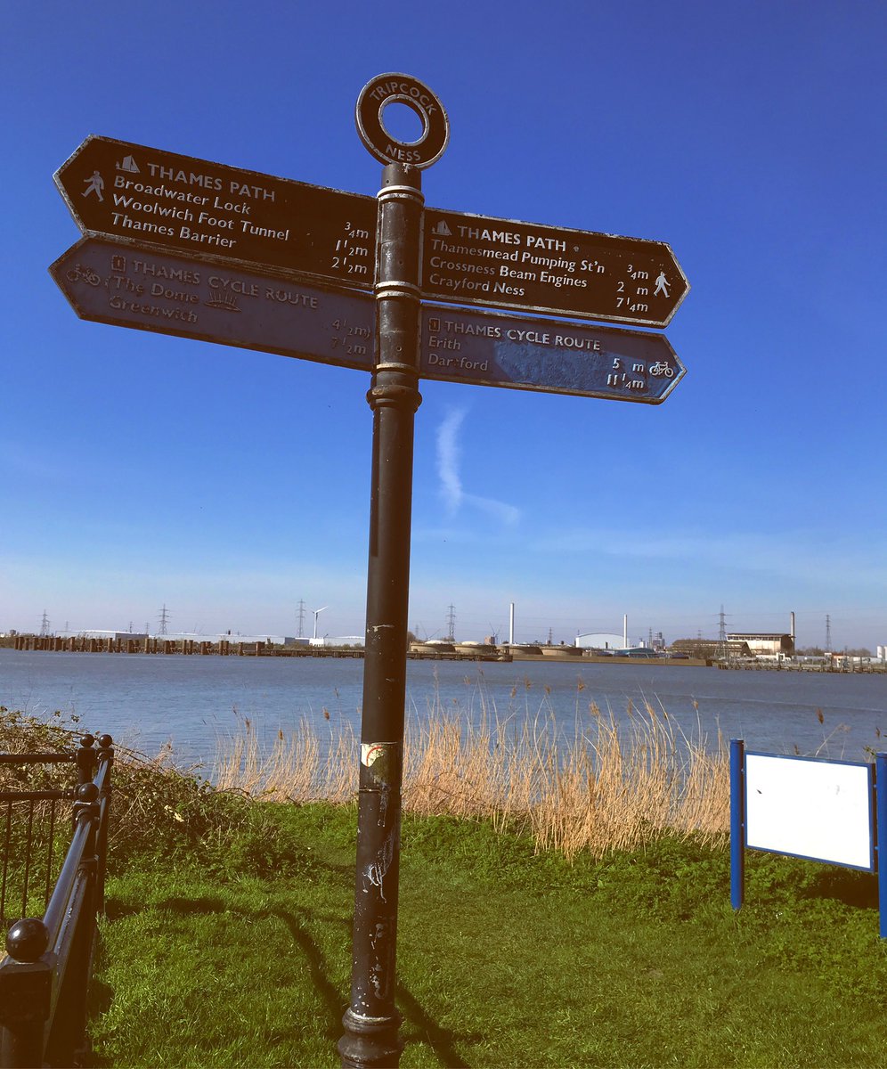 UKstrolling's tweet photo. Still furloughed in the city? There are so many great walks on your doorstep. #TheThamesPath is a true gem if you’re down south, wherever you join it. This is by the industrial SE (on the extension). Stunning.
#Walking #hiking #strolling https://t.co/WDF6T8kFZY