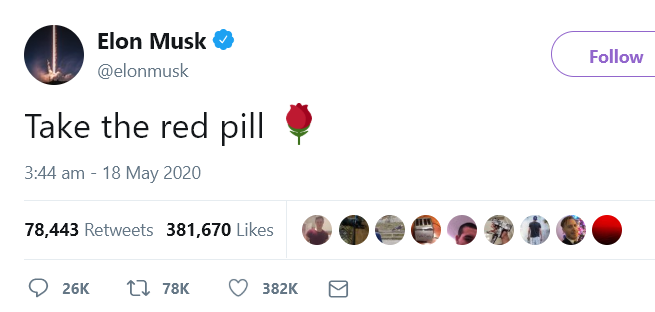 MSMWatchdog2013's tweet photo. Always thought Elon Musk was a right wing, greed driven, self absorbed, Humpty Trumpty fuckwit.

Here's validation of my earlier correct observations.

#MuskIdiot #Covidiot https://t.co/ZcjSVFeSAI