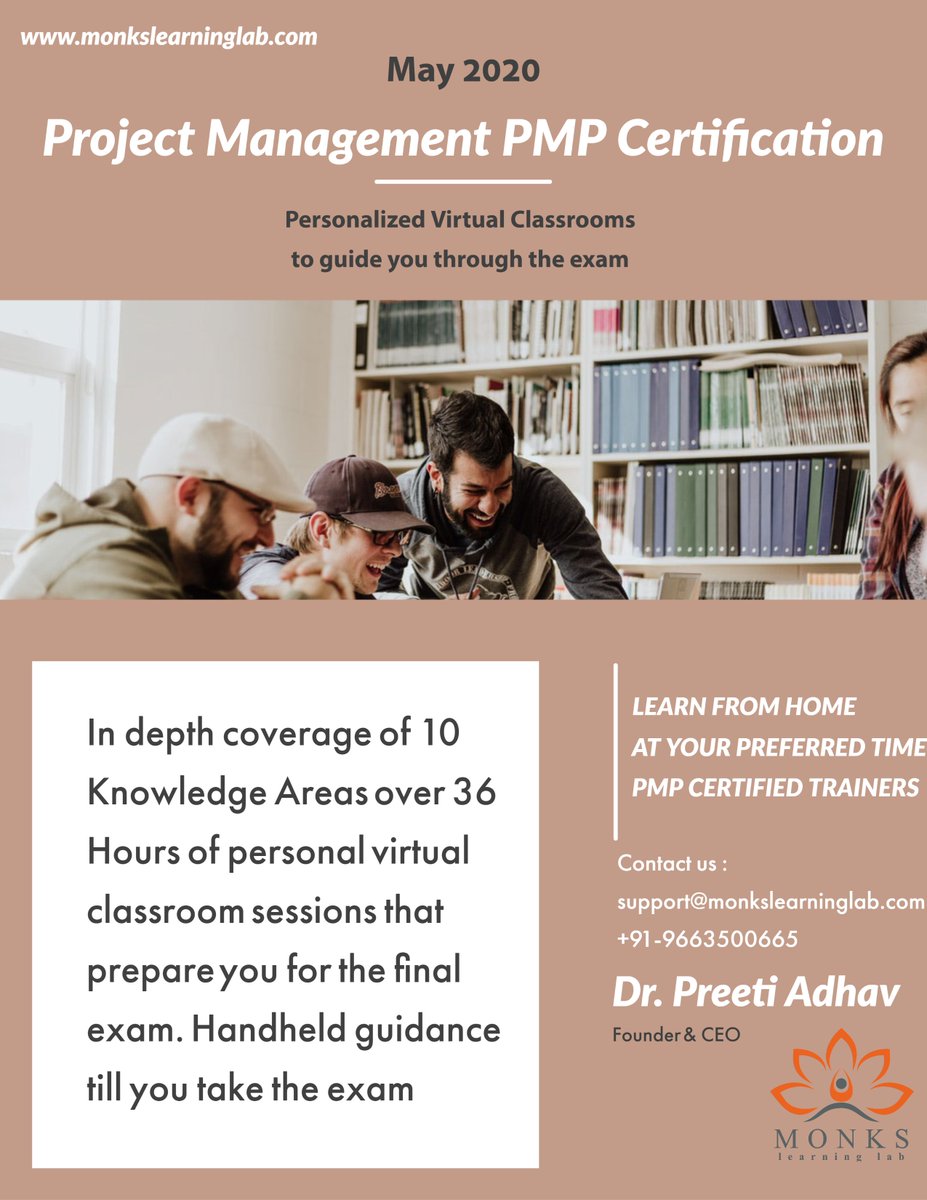 lab_monks's tweet photo. Are you ready for your career growth??
VIsit: https://t.co/dy7lrEDp46
New batch starting soon
#pmp #pmpexam #pmptraining #monkslearninglab #capm #capmexam #pmi #pmpcertified #projrctmanagement https://t.co/Mk3iujvw7L