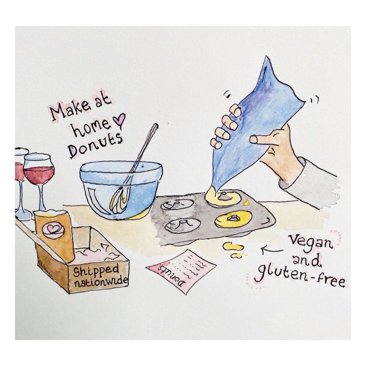This. Is. Coming. Soon. ☺️ 
#donutkit #homebaking #gluten-free and #vegan