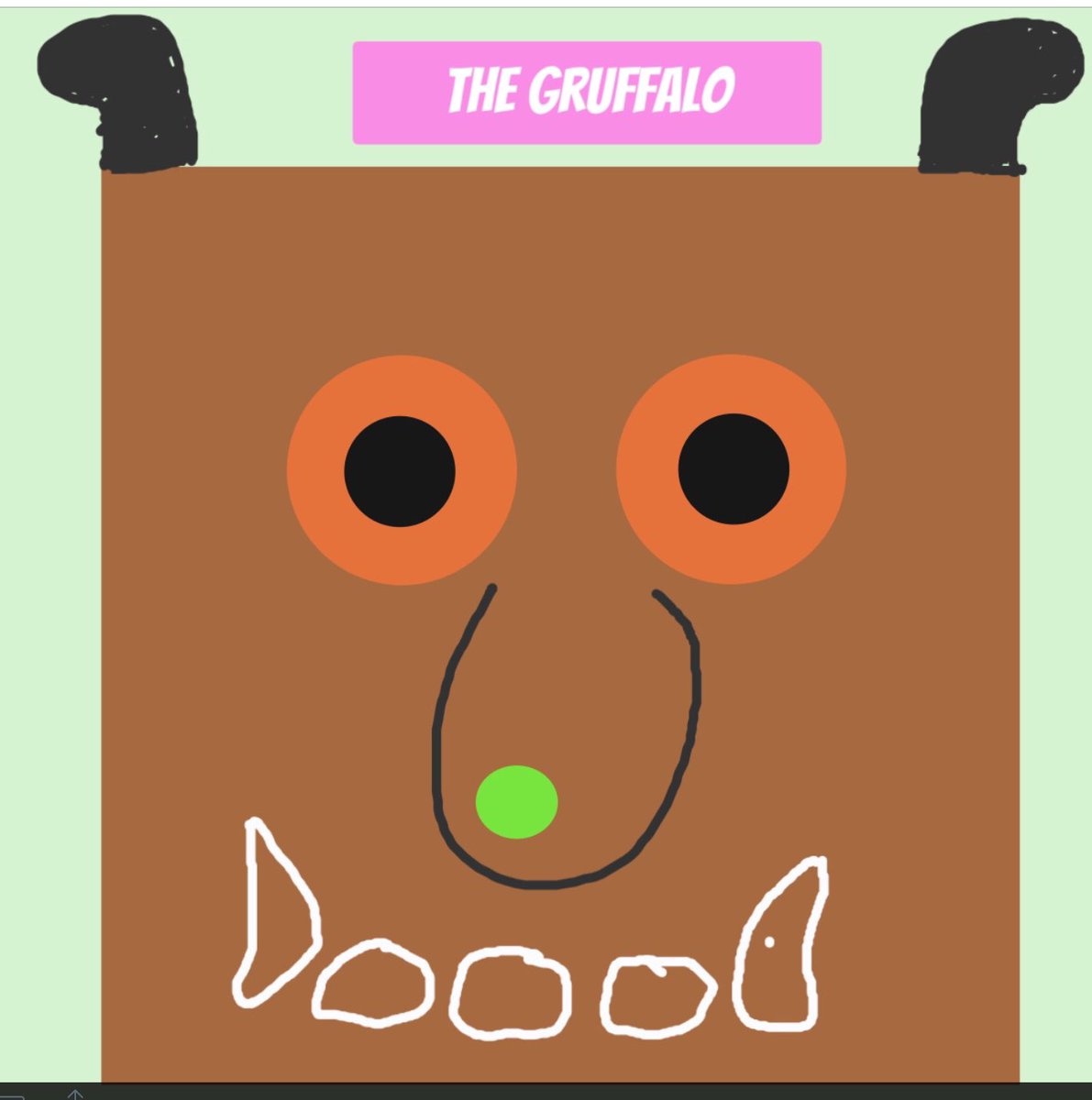 michellebento20's tweet photo. My nature scavenger hunt digi design lesson was stopped due to rain. So I taught the students to create The Gruffalo characters using the shapes feature in Seesaw.  #year1 #seesaw https://t.co/CTQpuPgWNI