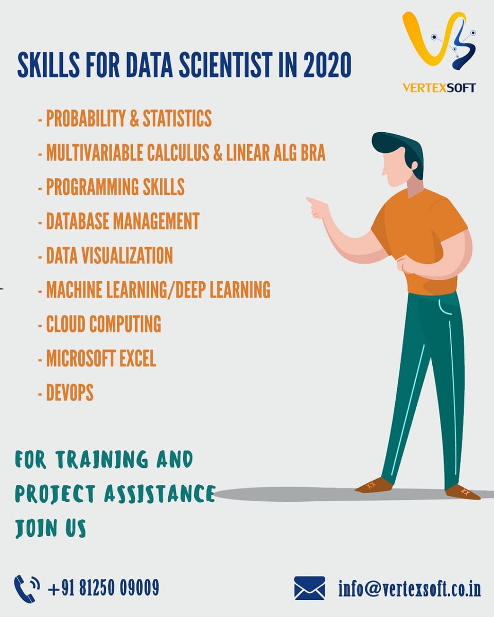 Vertexsoft_vs's tweet image. #datascienceproject #datascience #datasciencejobs #datasciencetraining #datascienceeducation #datasciences #elearning #training #courses #datasciencecourse #datasciencecourseinhyderabad #bestdatasciencetraining #bestdatasciencecourse #datasciencetrainingonline #onlineeducation