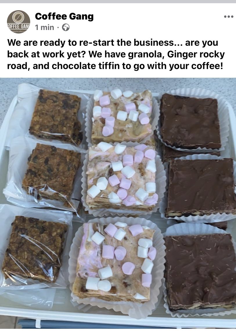 First day back on the road, and we are loaded up with homemade cake