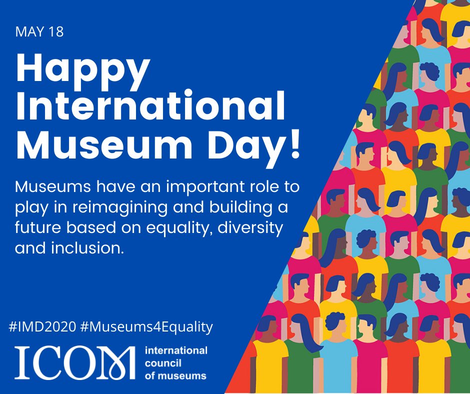 Happy International Museum Day! 🎉

On #IMD2020 we celebrate "Museums for Equality: Diversity and Inclusion". 

Read the message from ICOM President, Suay Aksoy 📄👇 
icom.museum/en/news/intern…

#Museums4Equality